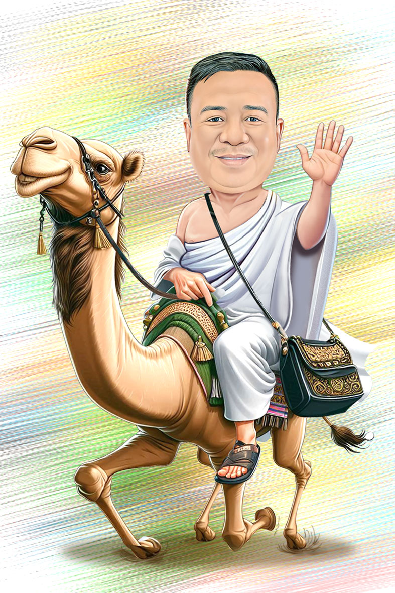 Karikatur hadiah haji umroh