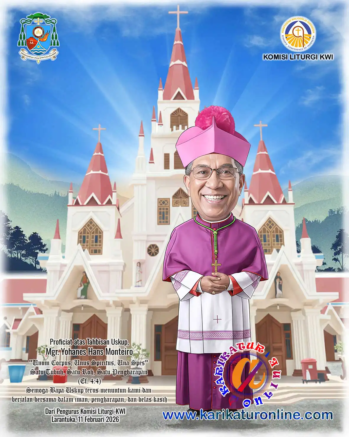 karikatur hand made custom unik dan lucu untuk hadiah kenang-kenangan