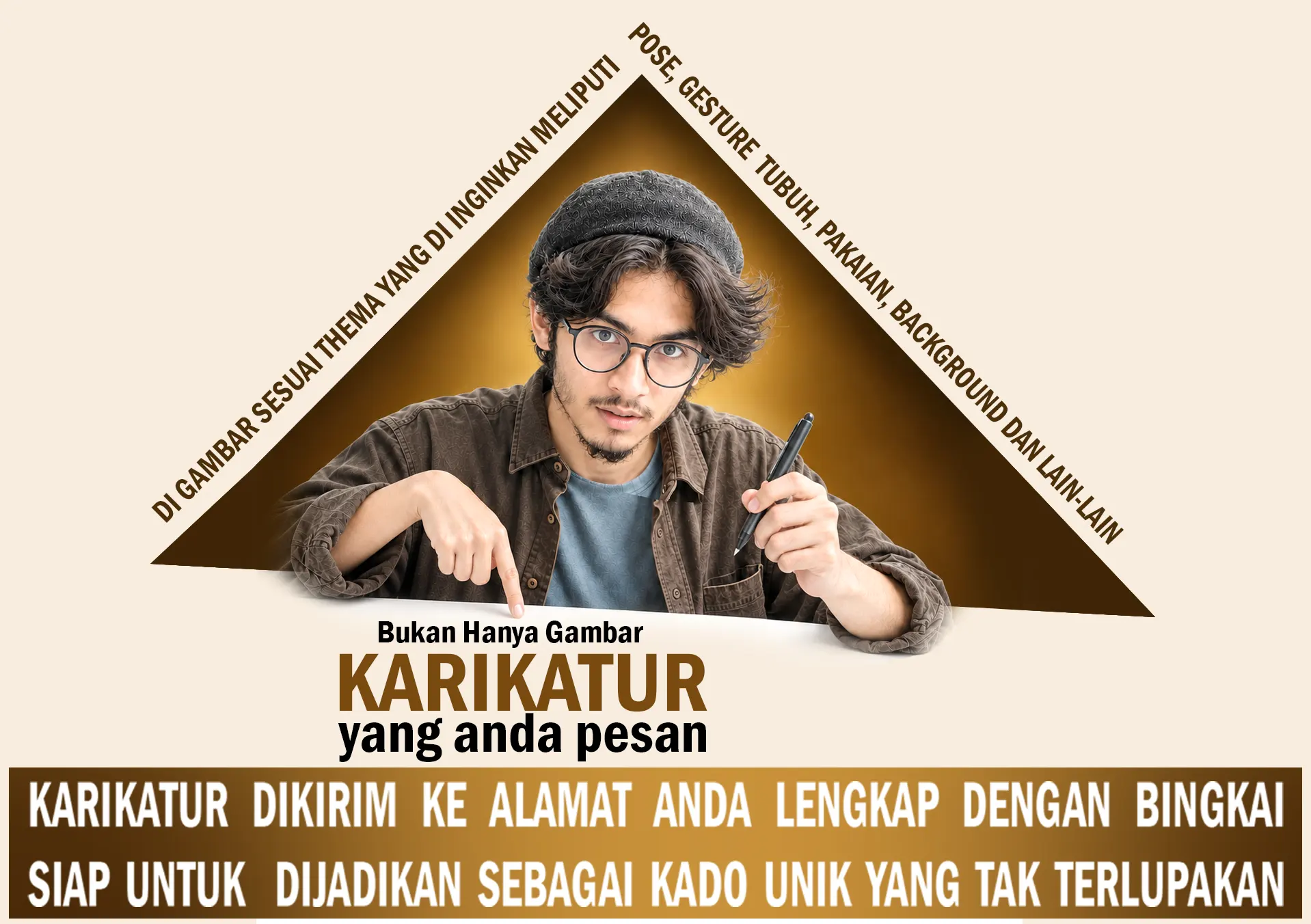 Jasa Karikatur Online dari Foto | 100% Custom & Digambar Tangan — KarikaturOnline.com